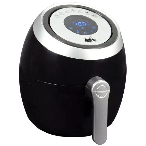 Total Chef 3.8 Qt. 1500W Air Fryer with Touchscreen LCD Display and 7 Presets, Black