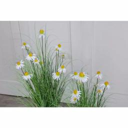 Tripar International, Inc White Daisy in Wild Grass Artificial Floral Arrangement Set of 2 thumbnail 3
