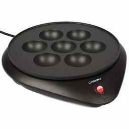 CucinaPro 800W Electric Ebelskiver Maker, Non-Stick Danish Pancake Pan thumbnail 4