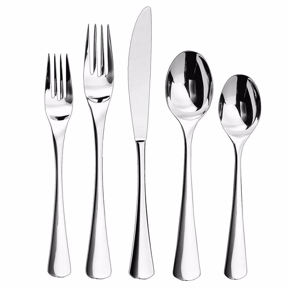 Ginkgo Mariko 20-Piece Stainless Steel Flatware Set, Service for 4