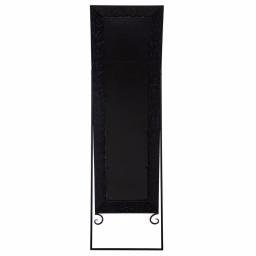 Pinnacle Antique Bronze Embossed Metal Full Length Mirror - Oversized Modern Standing Mirror thumbnail 3