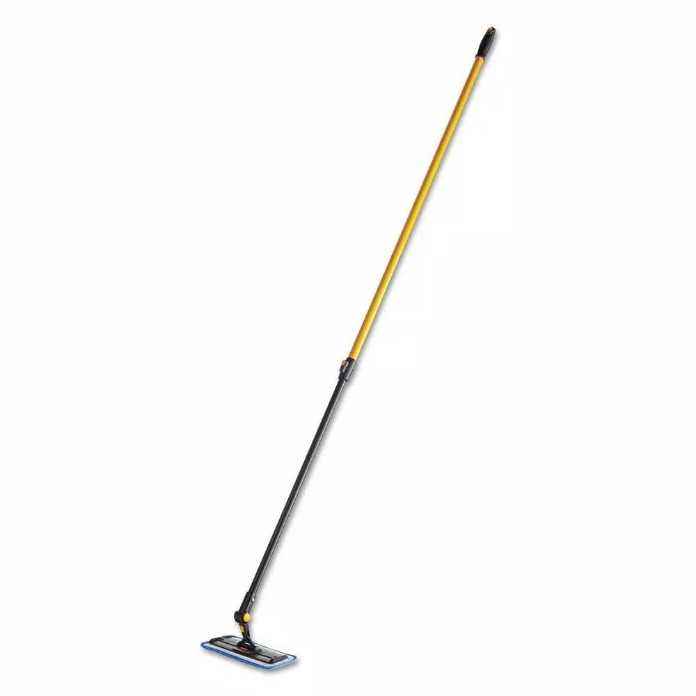Rubbermaid Commercial Products Maximizer 71.5 in. Overhead Cleaning Tool with 10 ft. Extension, Multi-Directional Rotating Head, Black