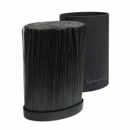 Epicureanist Modern Black Plastic Kitchen Caddy - Multi-Compartment Flatware & Utensil Organizer thumbnail 3