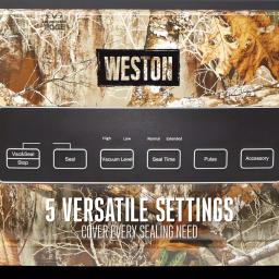 Weston Realtree by Weston Camouflage Food Vacuum Sealer with Roll Storage and Bag Cutter thumbnail 4