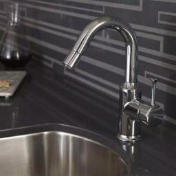 American Standard Pekoe Single-Handle Bar Faucet, Stainless Steel thumbnail 2