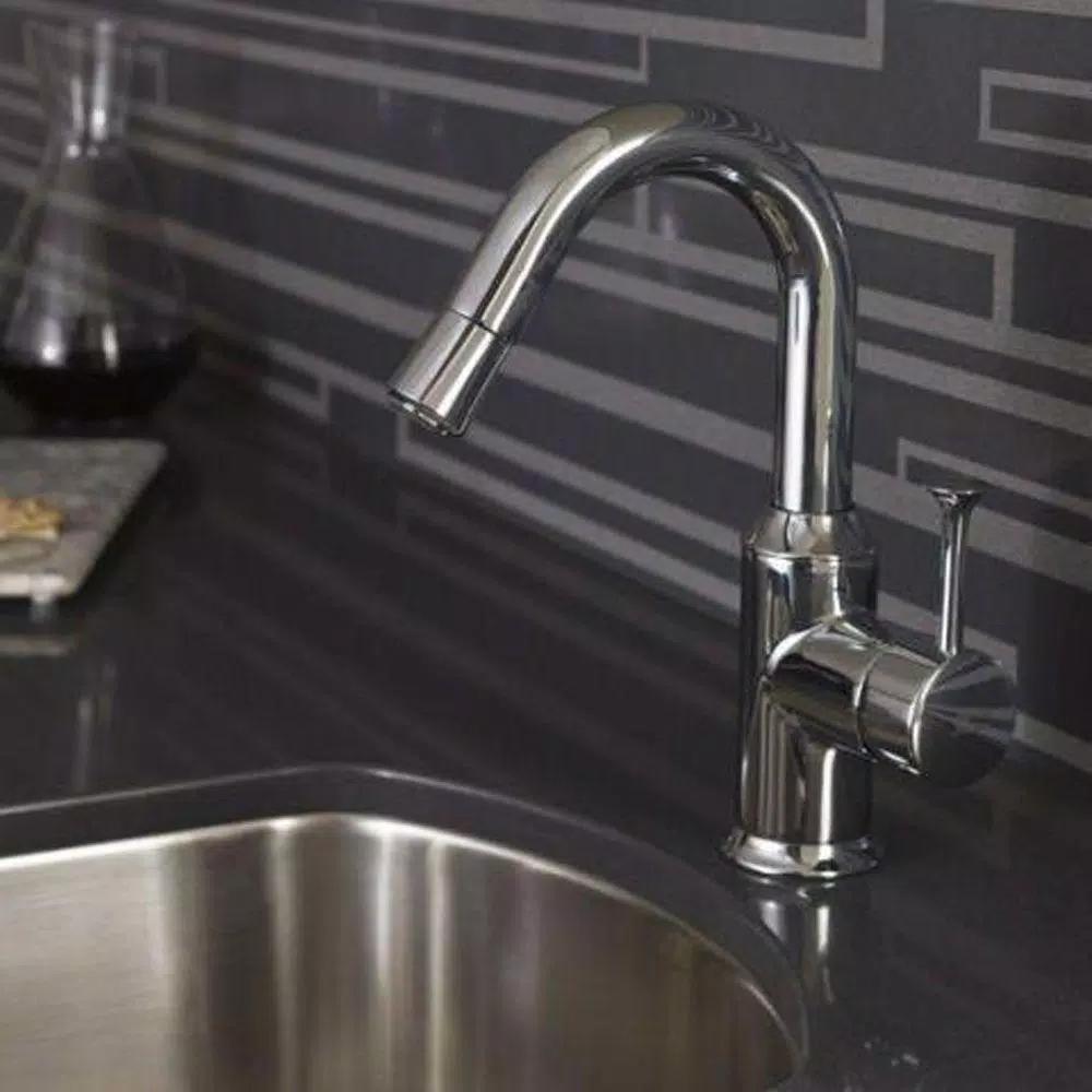 American Standard Pekoe Single-Handle Bar Faucet, Stainless Steel