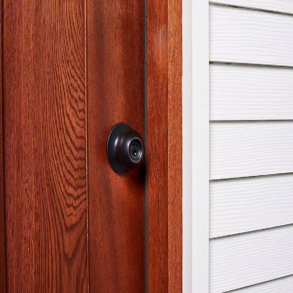 Universal Hardware Aged Bronze Grade-2 Commercial Entry Keyed Door Knob, 2-1/8 in.