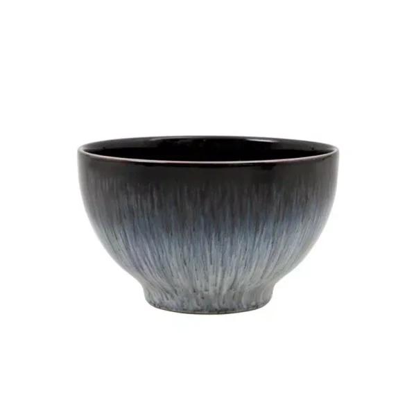 Denby Halo 4 in. Stoneware Small Serving Bowl - Blue/Black