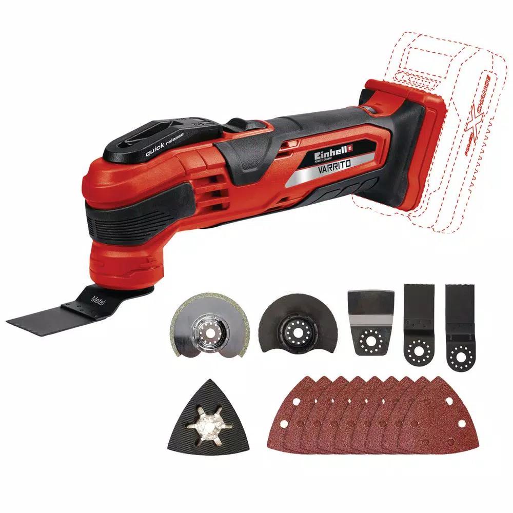 Einhell PXC 18V Cordless Oscillating Multi-Tool Kit with 3.0 Ah Battery and Fast Charger