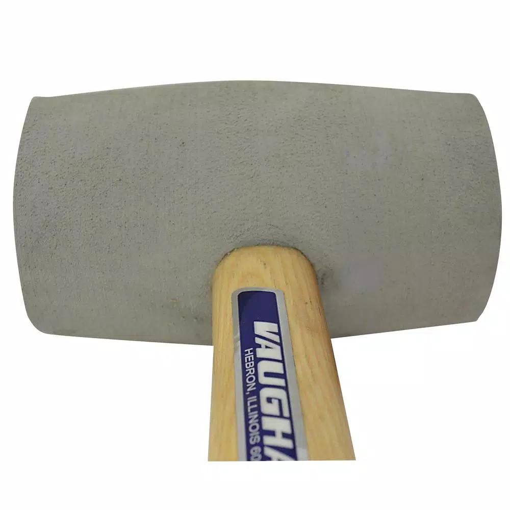 Vaughan RM18DB 18 oz. Non-Marring Rubber Dead Blow Mallet with Hickory Handle