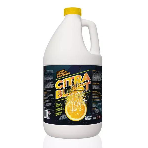 Eco Clean Citra Blast D-Limonene Cleaner & Degreaser, 1 Gallon, Natural Orange Peel Extract