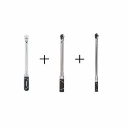 Husky 3-Piece Click Torque Wrench Set, 1/4 in., 3/8 in., and 1/2 in. Drive thumbnail 1