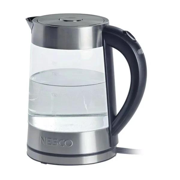 Nesco 1.8 Qt. Stainless Steel Electric Water Kettle, 1500W, Silver