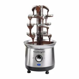 Nostalgia 3-Tier Stainless Steel Cascading Fondue Fountain with Auger-Style Flow thumbnail 5