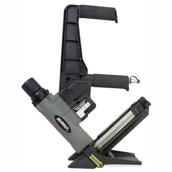 NuMax S50LSDH 2-in-1 Pneumatic 15.5/16 Gauge Dual Handle Flooring Nailer and Stapler