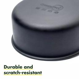 GreenPan Chatham 3 Qt. Hard-Anodized Aluminum Ceramic Nonstick Saucepan with Glass Lid, Gray thumbnail 4