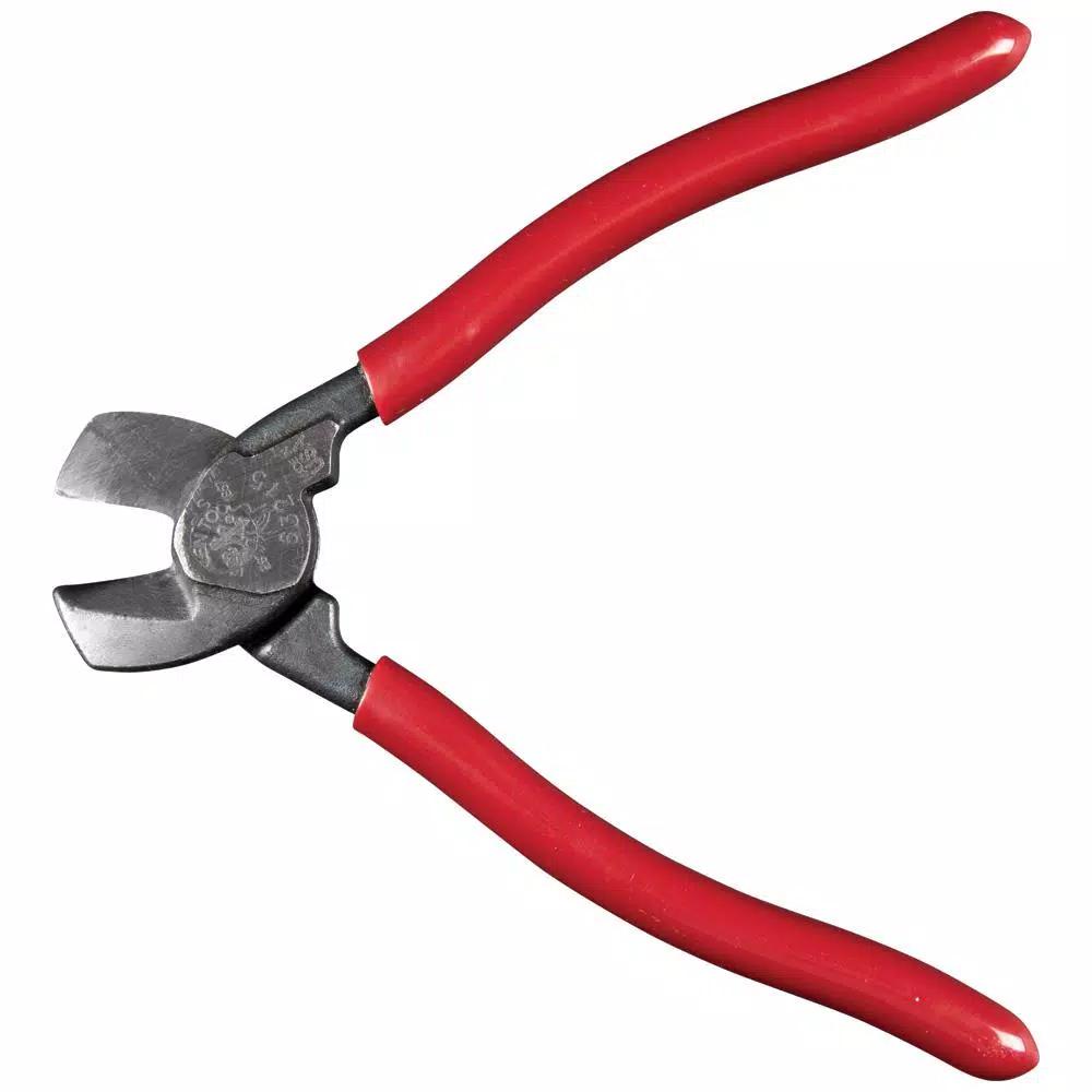 Klein Tools High-Leverage Compact Cable Cutter for 1/0 AWG Aluminum and Copper, MC Cable Jacket Cutter