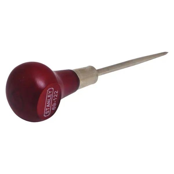 Stanley 6-1/16 in. Wood Handle Scratch Awl with Alloy Steel Blade