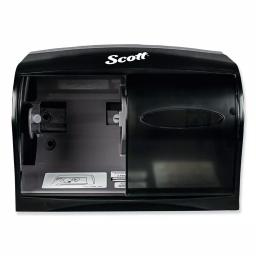 Scott Essential Coreless Double Roll Bathroom Tissue Dispenser, Smoke Gray thumbnail 3