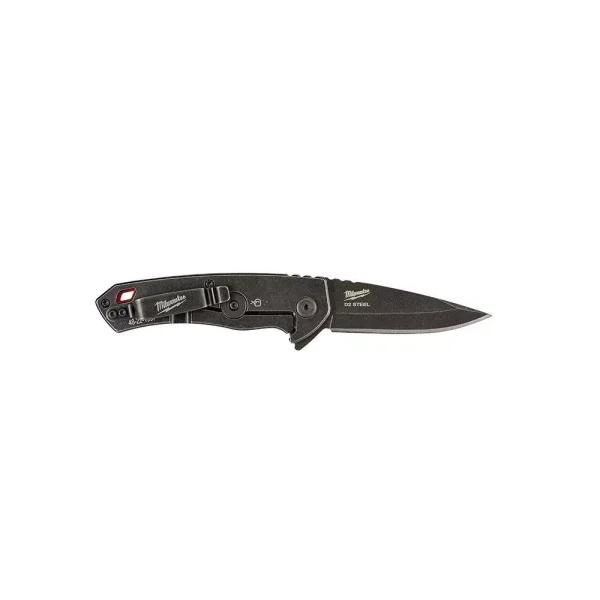 Milwaukee Hardline 2.5 in. D2 Steel Smooth Blade Folding Pocket Knife