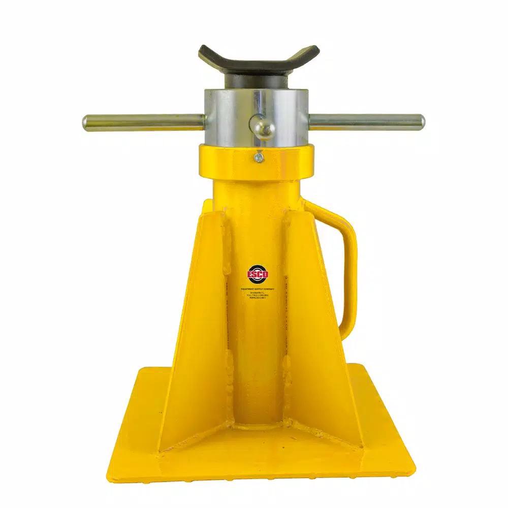 ESCO 20-Ton Heavy-Duty Screw Style Jack Stand, Tall Adjustable Height