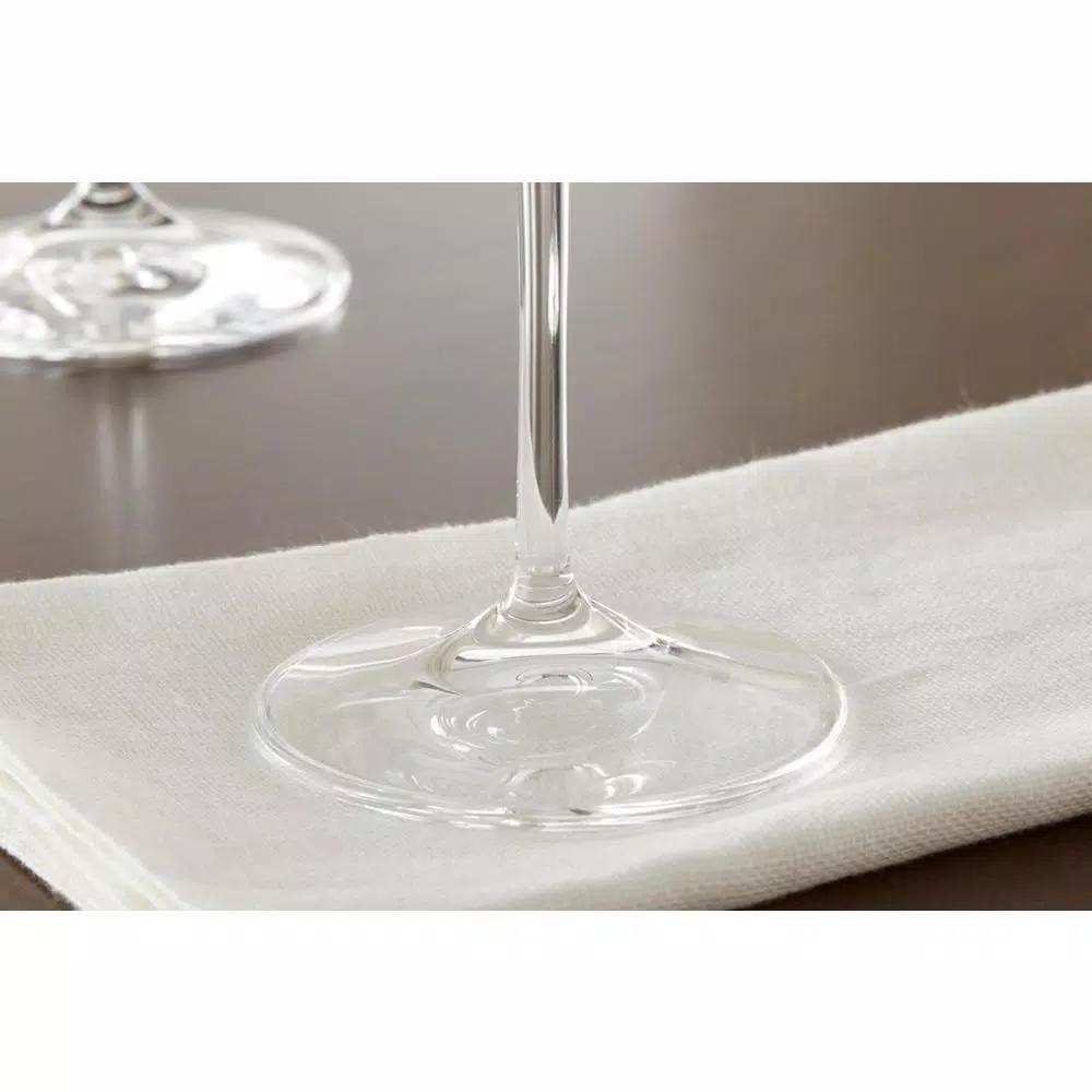 Home Decorators Collection Genoa Lead-Free Crystal White Wine Glasses, 15.5 fl. oz. (Set of 8)