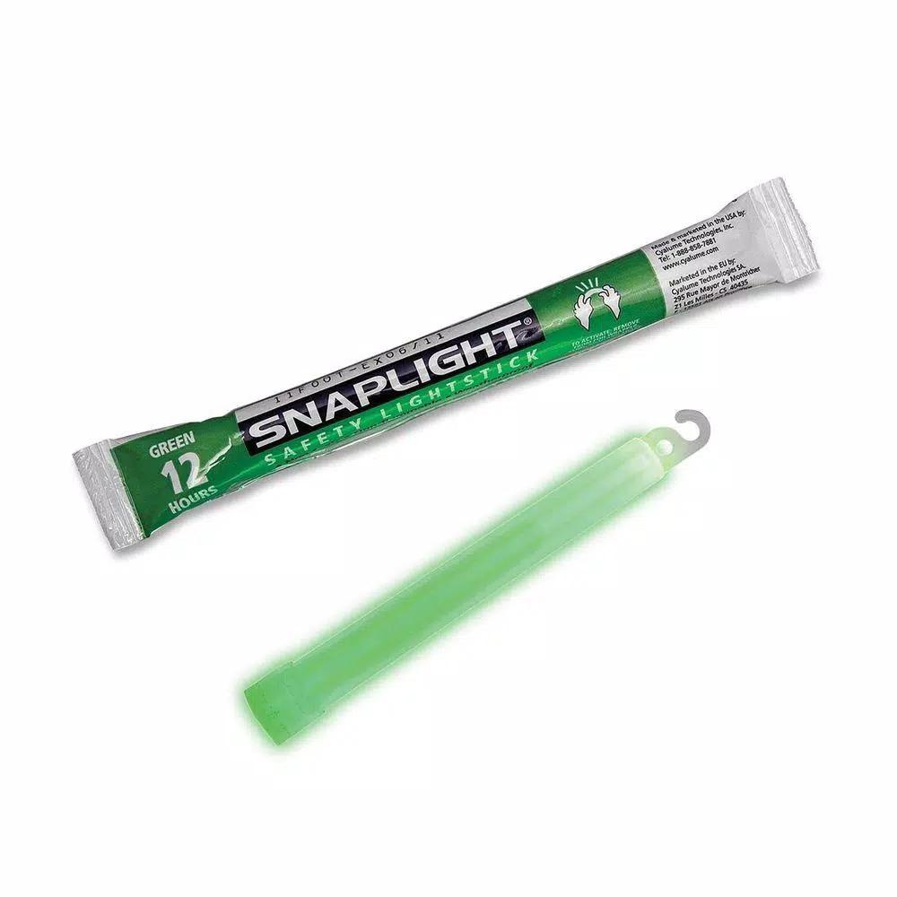 Miller's Creek 6 in. Emergency Green Snaplight Light Stick, 10 Pack