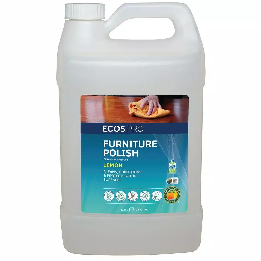 ECOS Pro Furniture Polish, 128 oz. Plant-Based Wood Cleaner and Conditioner