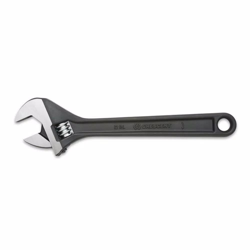 Crescent 12 in. Adjustable Wrench, Alloy Steel with Laser Etched Scale