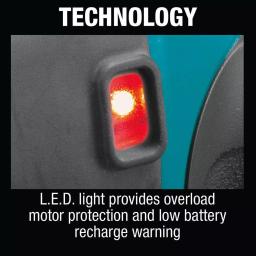 Makita 18V LXT Cordless 1/4 in. Compact Die Grinder (Tool-Only) thumbnail 9