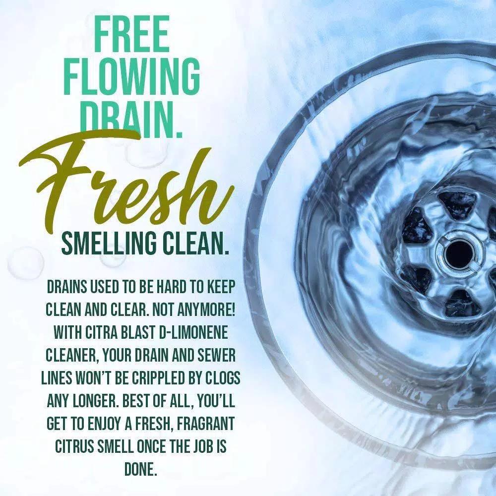 Eco Clean Citra Blast D-Limonene Cleaner & Degreaser, 1 Gallon, Natural Orange Peel Extract