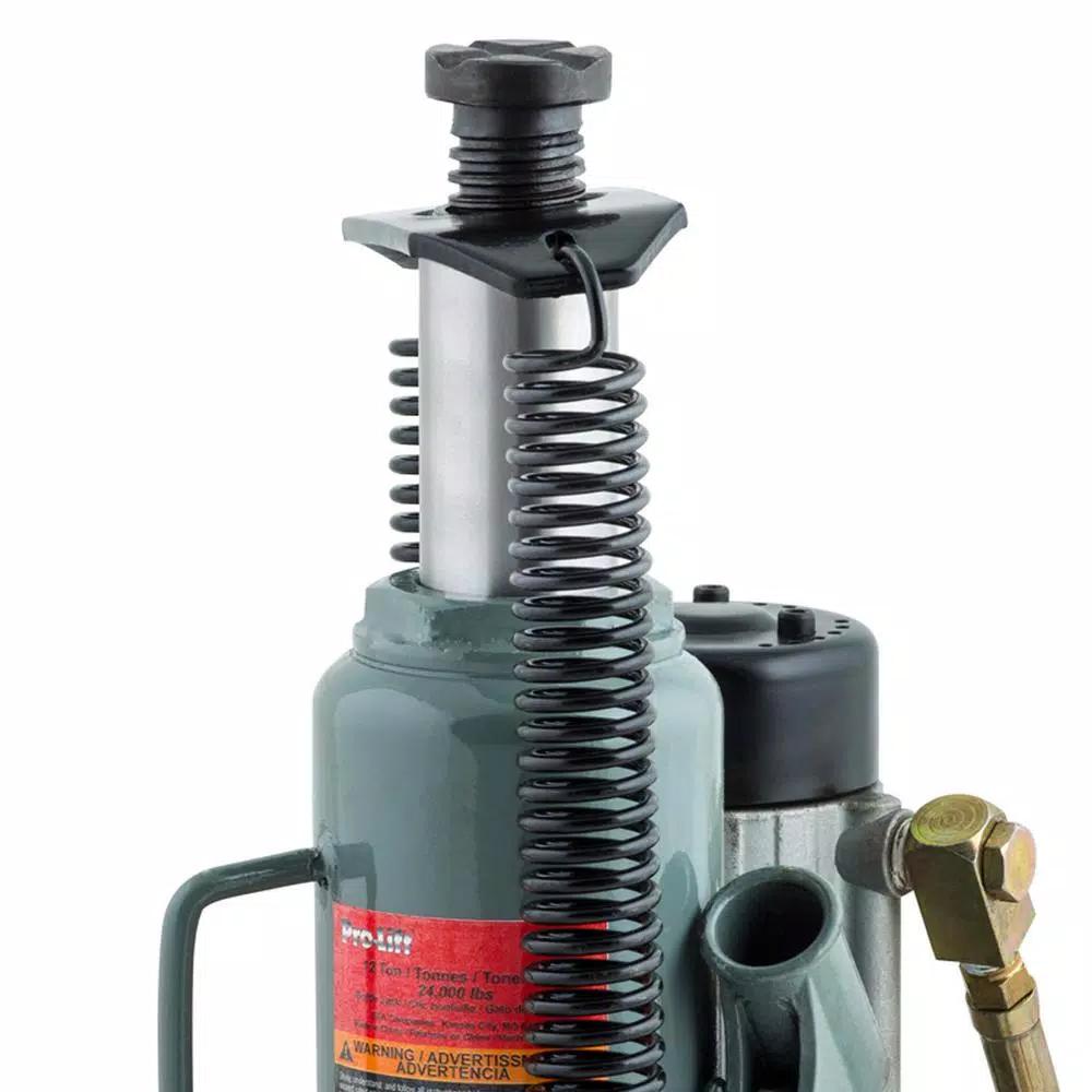 Pro-Lift B-A12D 12-Ton Air Actuated Hydraulic Bottle Jack
