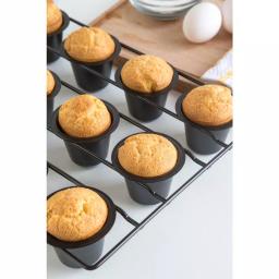 Fox Run Non-Stick Mini Popover Pan, 12-Cup Carbon Steel Bakeware thumbnail 6