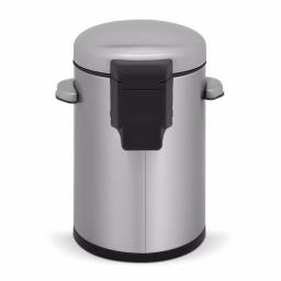 Innovaze Stainless Steel Round Step-On Trash Can Set, 8 Gal. and 1.3 Gal. Fingerprint Resistant thumbnail 6
