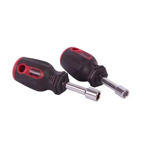 Gardner Bender 2-Piece Stubby Magnetic Tip Nut Driver Set, 1/4 in. and 5/16 in.