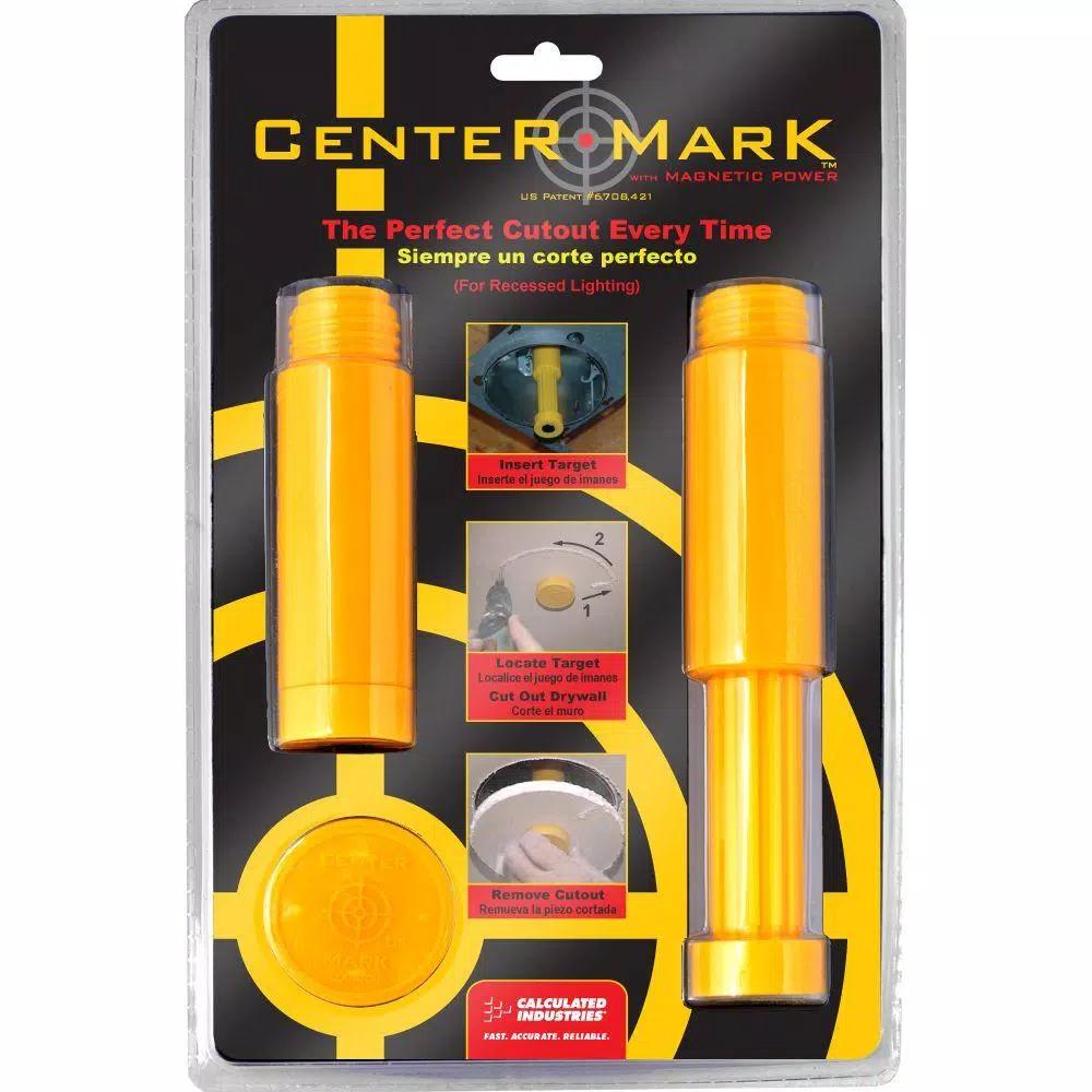 Calculated Industries Center Mark Drywall Recessed Light Fixture Locator Tool Kit, 3-Piece