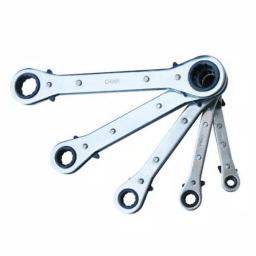 Apollo Metric Ratcheting Wrench Set, 5-Piece Heat Treated Chrome Plated Hand Tool Set thumbnail 3