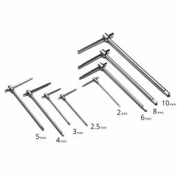 Capri Tools 8-Piece Metric Sliding T-Handle Hex Wrench Set with Mechanic's Tray thumbnail 2