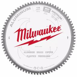 Milwaukee 14 in. 80T Carbide Tipped Aluminum and Metal Cutting Circular Saw Blade thumbnail 1
