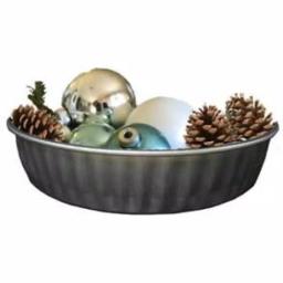 Behrens 1 Gal. Galvanized Steel Utility Pan, Seamless Round Design thumbnail 2