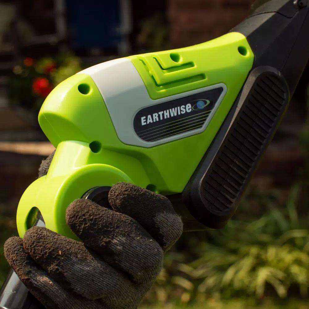 Earthwise 20V Cordless Pole Hedge Trimmer, 20 in. Blade, 2 Ah Battery and Charger Included