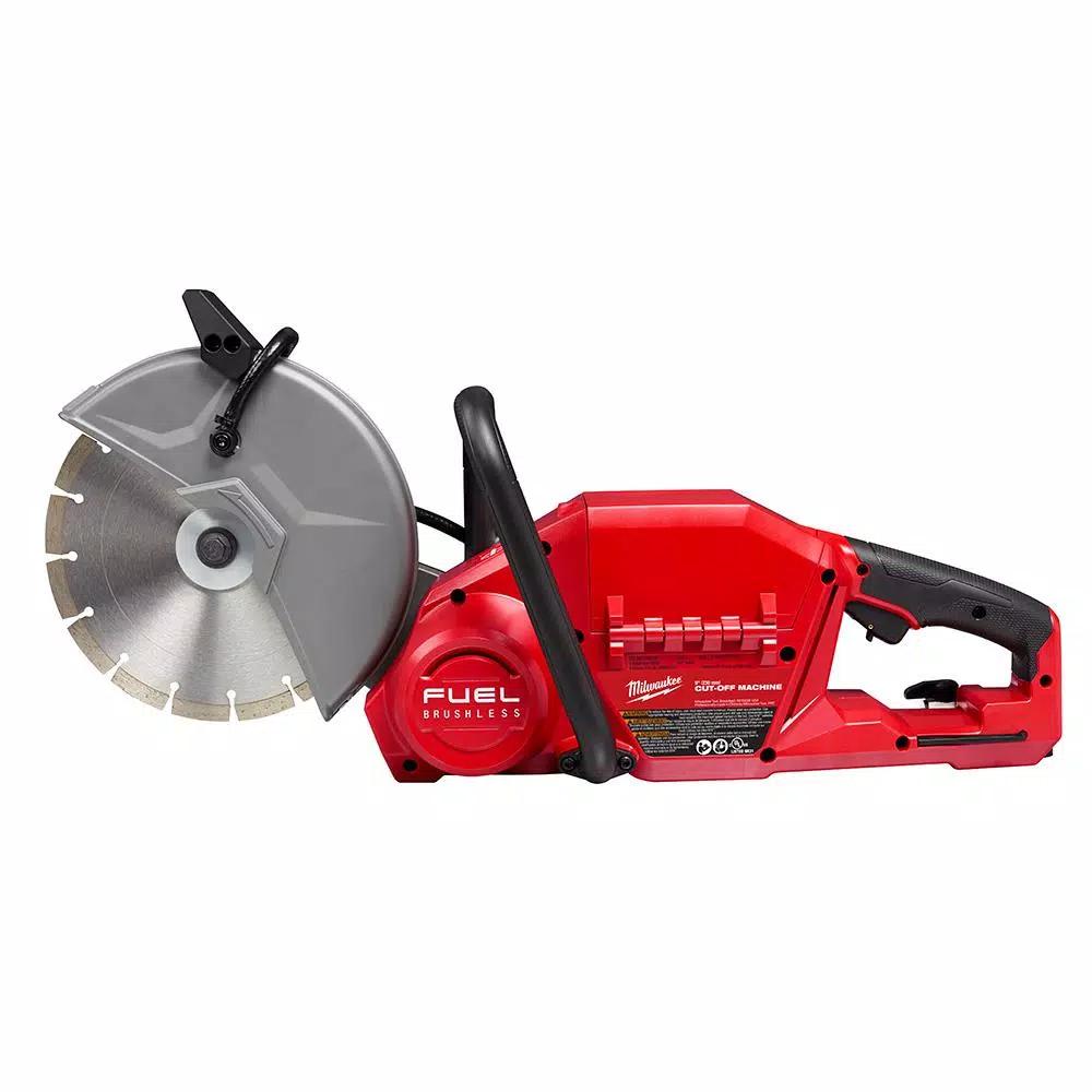 Milwaukee M18 FUEL 9 in. Cut Off Saw with ONE-KEY & M18 SWITCH TANK 4 Gal. Backpack Water Supply Kit