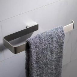 KRAUS Stelios Brushed Nickel Towel Ring - Solid Brass Hand Towel Holder thumbnail 2