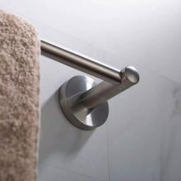 Kraus Elie 24 in. Single Towel Bar, Brushed Nickel thumbnail 8