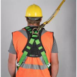WERNER UpGear H513002 Easy-Wear Safety Harness - Green, One Size thumbnail 5