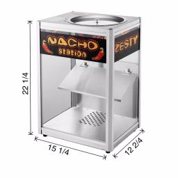 Great Northern Popcorn Commercial Grade Nacho Warmer & Popcorn Station, 8 oz. Stainless Steel Countertop Machine thumbnail 4