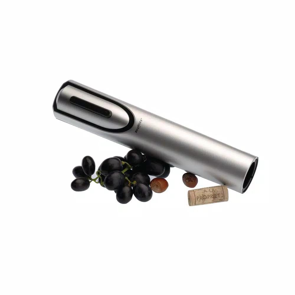 BergHOFF Geminis Electric Wine Opener with Charging Stand and Foil Cutter - Black