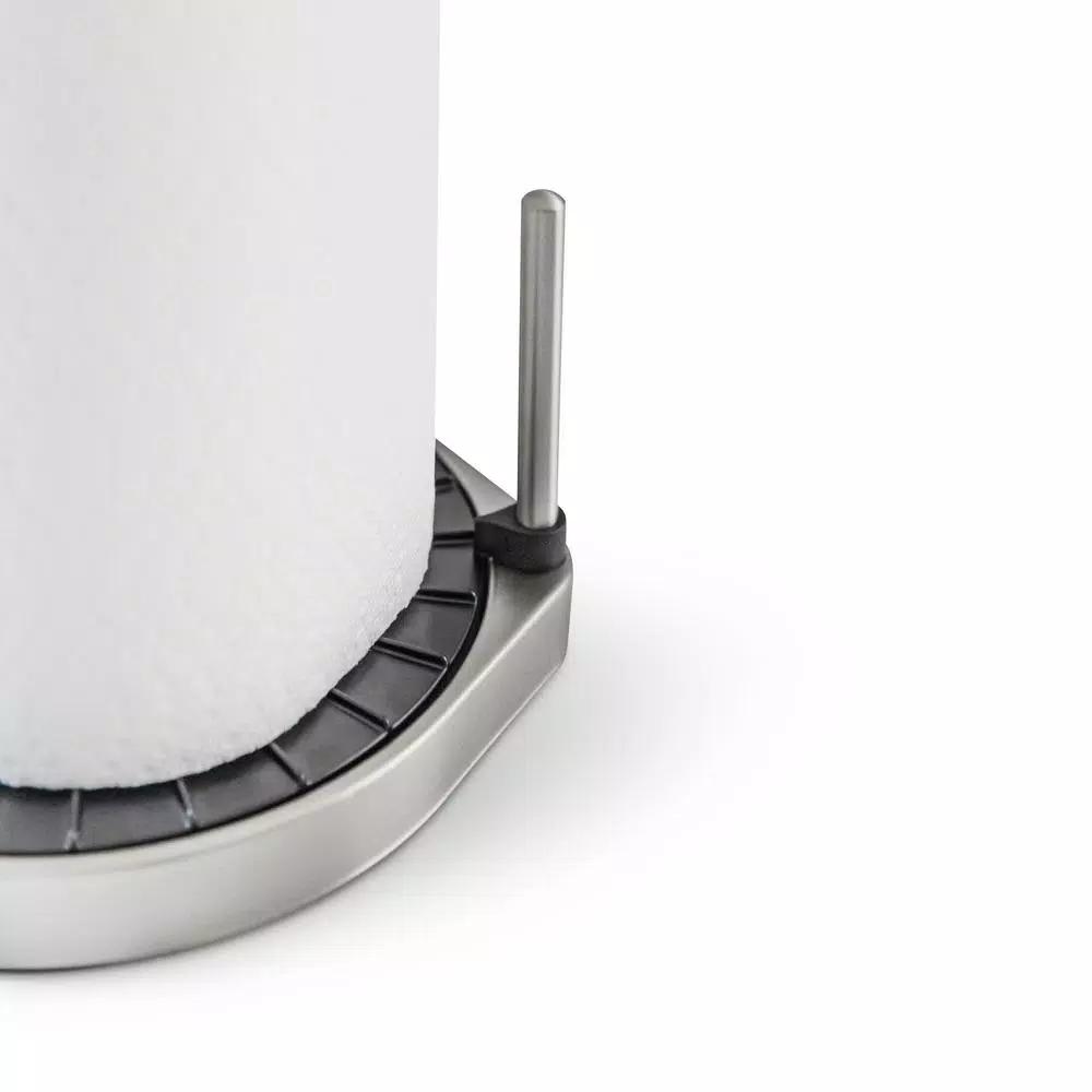 Umbra Spin Click N' Tear Paper Towel Holder, Black Nickel