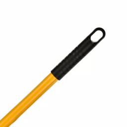 Alpine Industries 10 in. Angle Broom with Unbreakable Fiberglass Handle, Yellow thumbnail 3