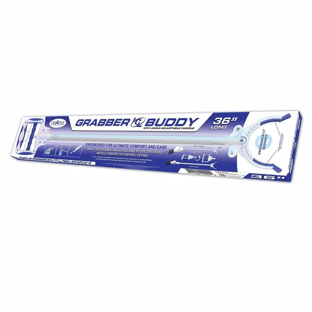 Grabber Buddy 36 in. Extended Reacher Pick Up Tool with Adjustable Handle